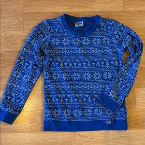 Skyy Vodka Blue & White cotton Winter Ski shirt